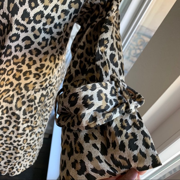 Forever 21 leopard pea coat - Picture 4 of 9